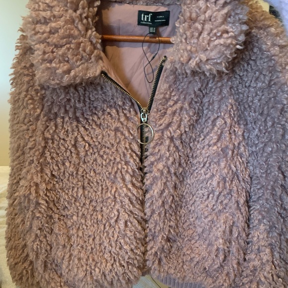 Zara TRf - teddy bear/Sherpa jacket - Picture 2 of 4